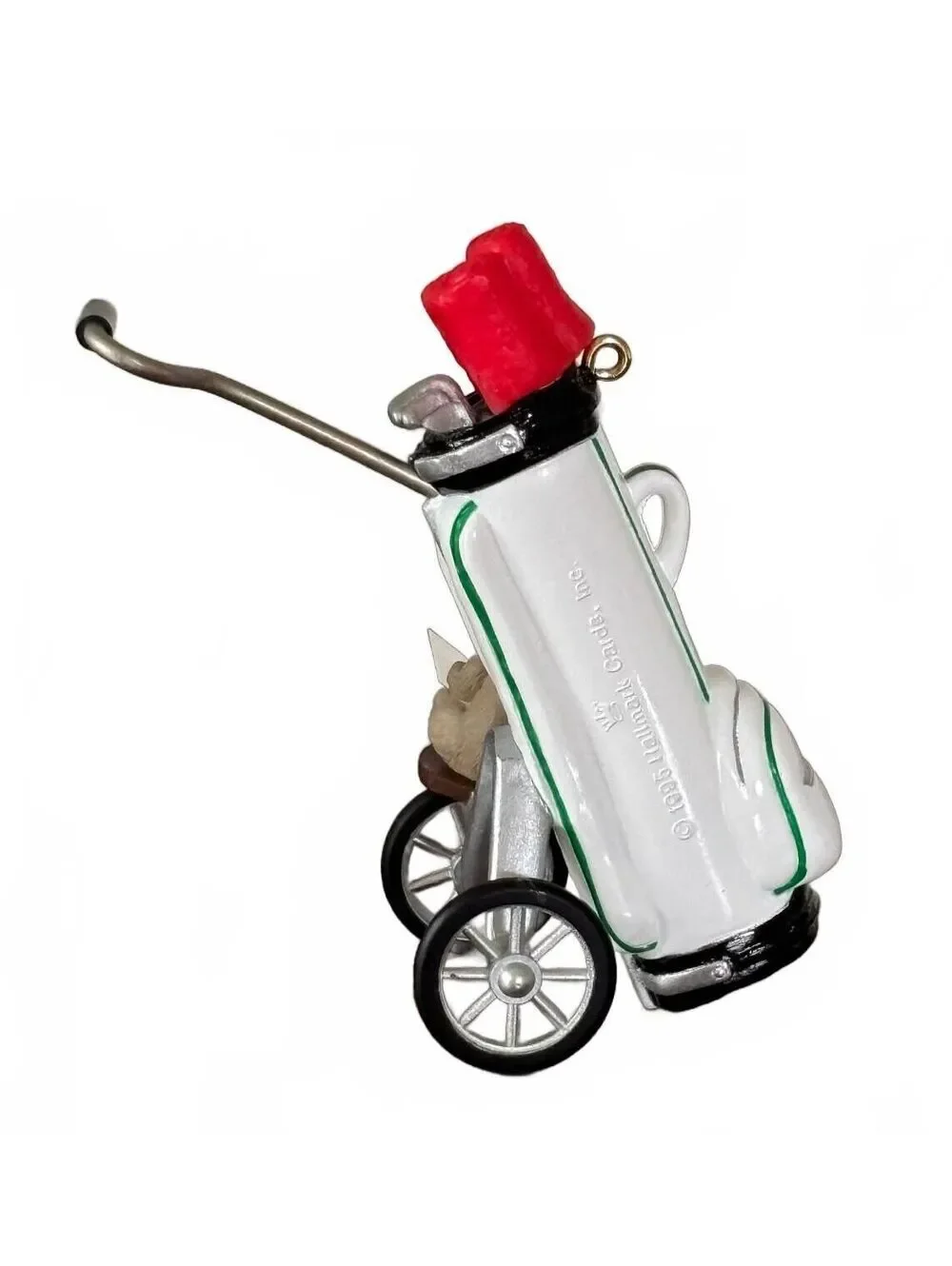 1995 Hallmark Gopher Fun Wilson Golf Bag Golfer Ornament QX5887 w Box